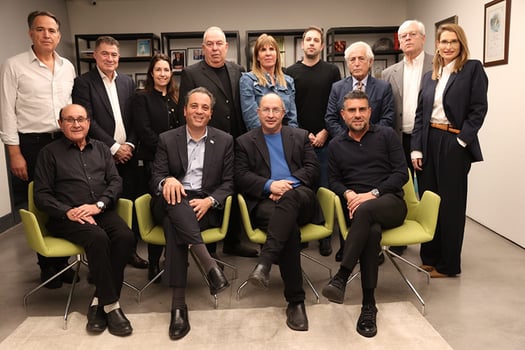 חברי נשיאות המגזר העסקי, צילום: חן גלילי